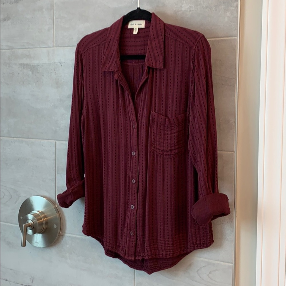 Button down by cloth and stone